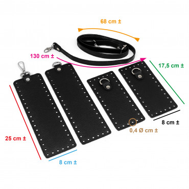 Armonia Black Bag Set Elegance and Practicality | Tessiland