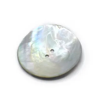 Akoya Mother-of-Pearl Button 1 piece Naturale