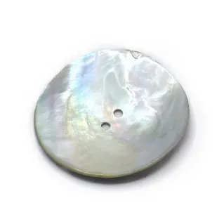 Akoya Mother-of-Pearl Button 1 piece Naturale