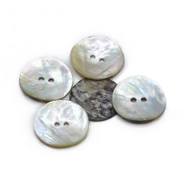 Akoya Button Natural 11mm 5pc| Tessiland