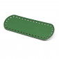 Base para bolsos de ganchillo 21x8 en Ecopiel Verde | Tessiland