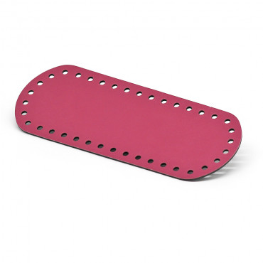 Fondo per Borse a uncinetto 21x8 in Ecopelle Magenta | Tessiland