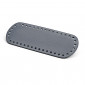 Base para bolsos de ganchillo 21x8 en Ecopiel Gris | Tessiland