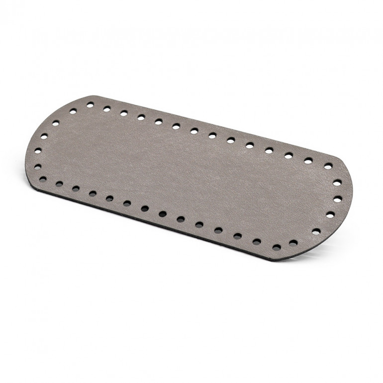 Base para bolsos de ganchillo 21x8 en Ecopiel Tórtola | Tessiland