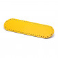 Fondo per borse all'uncinetto in ecopelle misura 30x10 colore Giallo | Tessiland