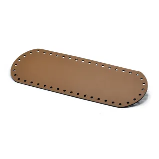 Fond de sac oval en simili cuir made in Italy Cuoio