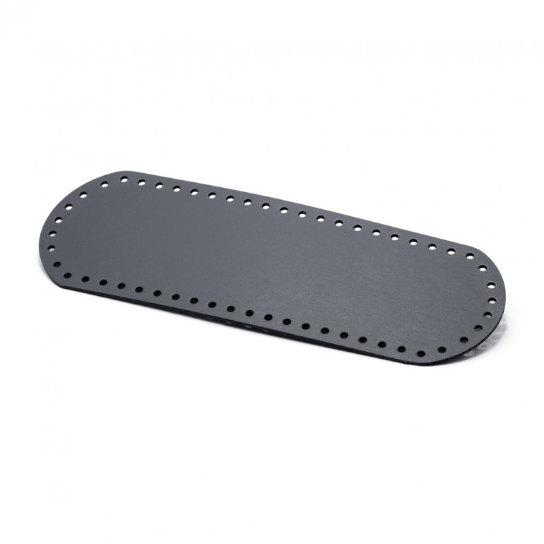 Bag Bottom in eco-leather size 30x10 color Gray | Tessiland