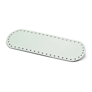 30X10 Oval Eco-Leather Bag Base Made in Italy Tiffany