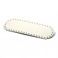 Bag Bottom in eco-leather size 30x10 color Cream | Tessiland