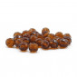 Faceted Half Dark Amber 8mm, refined shine | Tessiland