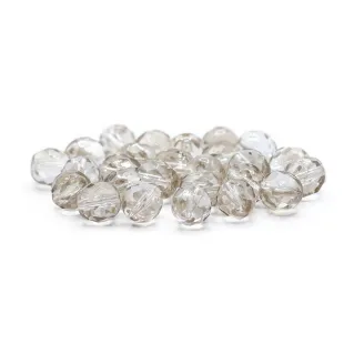 Cristaux Bohême 8mm facettés en verre pour bijoux Beige