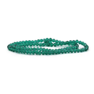 Cristaux facettés en verre de 4 mm pour bijoux A021 foresta