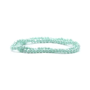 Cristaux facettés en verre de 4 mm pour bijoux A105 giada