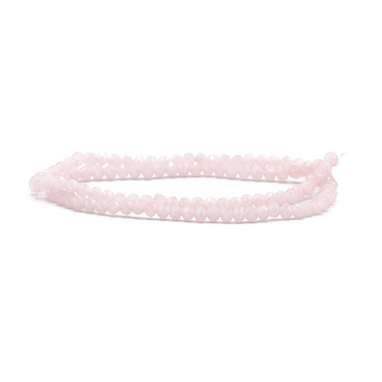 Faceted Crystals 4 mm Deep Iridescent Pale | Tessiland