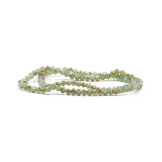 Cristaux facettés en verre de 4 mm pour bijoux A262 blend salvia