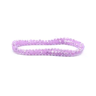 Cristaux facettés en verre de 4 mm pour bijoux B197 malvarosa