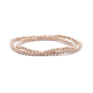 4mm Faceted Glass Crystals for Jewelry B232 miele