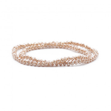 Faceted Crystals 4 mm B232 Deep Iridescent Honey| Tessiland