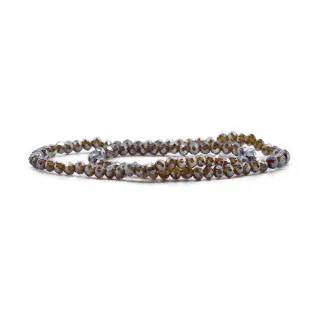 Cristaux facettés en verre de 4 mm pour bijoux B43 cola
