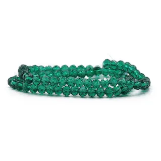 6mm Faceted Glass Crystals for Jewelry A021 foresta