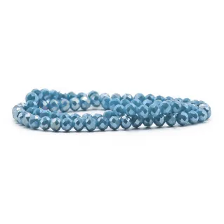 Cristaux en verre à facettes de 6 mm pour bijoux B103 baltico