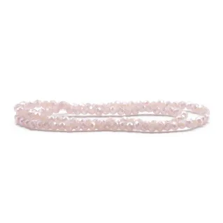 4mm Faceted Glass Crystals for Jewelry A156 silk