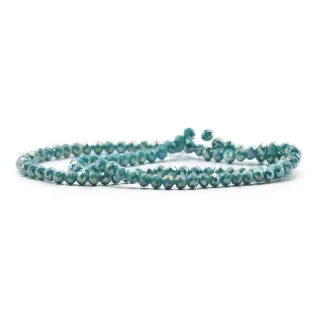 4mm Faceted Glass Crystals for Jewelry B103 egea