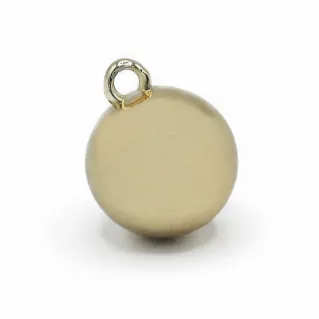 Colgante Esfera de resina ligera para bisutería Oro