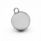 Silver Sphere Pendant Small, golden resin | Tessiland
