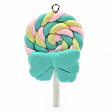 Lollipop Polymer Charms 4cm | Tessiland