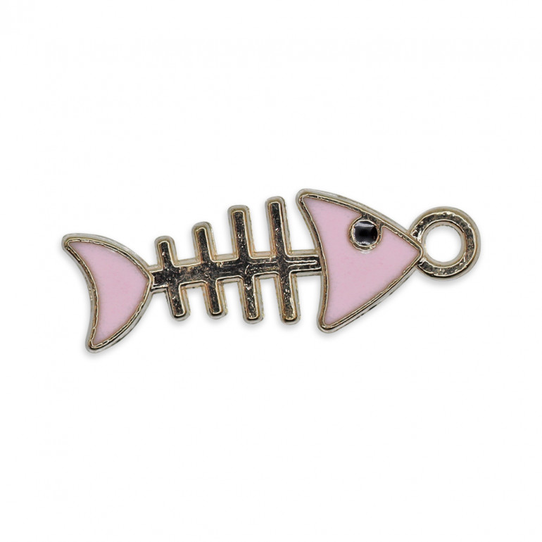 Spinosa Rose, Pendentif en métal émaillé | Tessiland