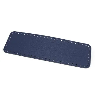 Base para bolso square 36X11 en ecopiel Color Match hecho en Italia Blu