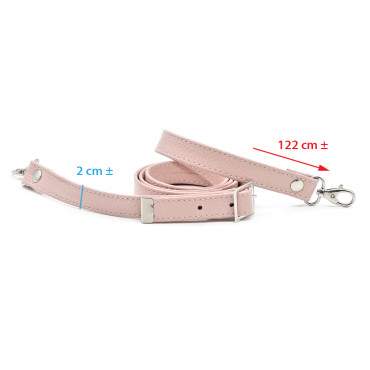 Mistral Eco-Leather Bag Strap Pink| Tessiland