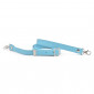 Mistral Eco-Leather Bag Strap Turquoise | Tessiland