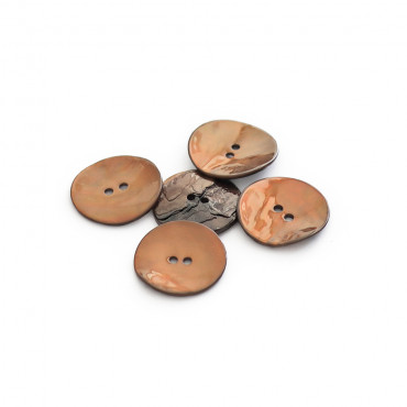 Bottoni Akoya in madreperla 5pz Moro