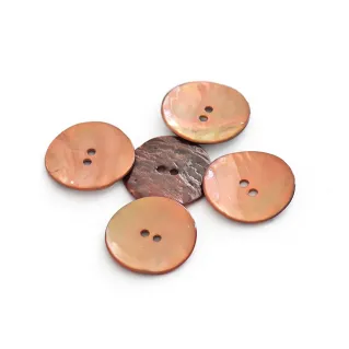 Botones Akoya de madreperla 5pz Rame
