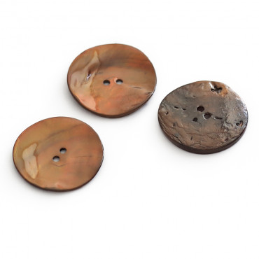 Bouton Akoya Orange 30mm 3pz Moro