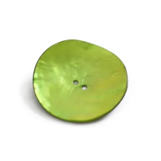Botones Akoya de motherperla 1pz Lime