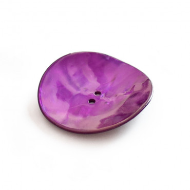 Bottoni Akoya in madreperla 1pz Viola