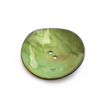 Bottoni Akoya in madreperla 1pz Verdone