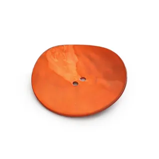Botones Akoya de motherperla 1pz Arancio