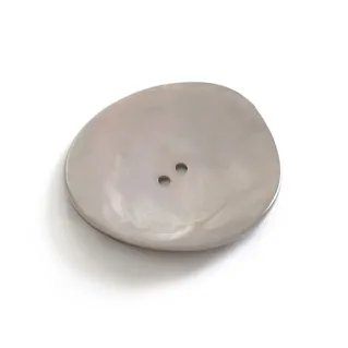 Akoya Mother-of-Pearl Button 1 piece Beige