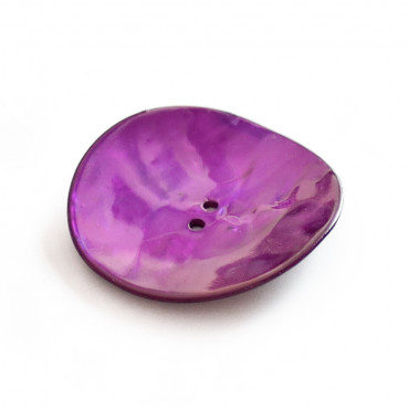 Bottoni Akoya in madreperla 1pz Viola