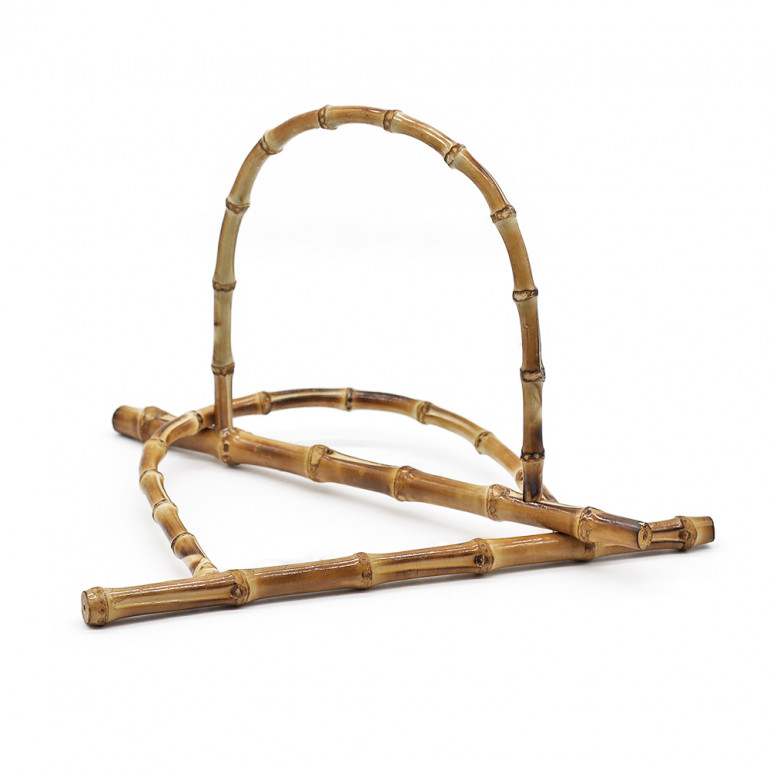 Manici Bamboo con asta orizzontale per borse | Tessiland