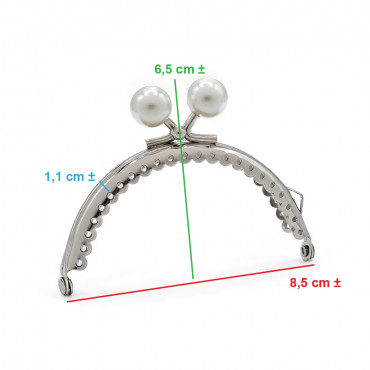 Clic Clac Ball cm 8,5x7 Bianco