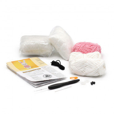 Kit Amigurumi Martha lapine en coton complet | Tessiland
