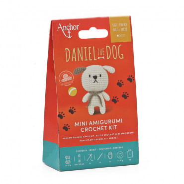 Kit Amigurumi perro Daniel fácil para principiantes | Tessiland