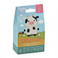 Gertie the Cow Amigurumi Kit with Hook & Yarn | Tessiland