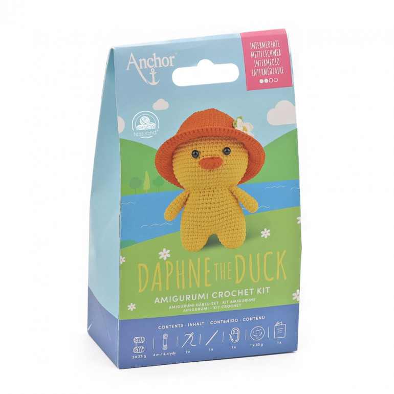 Daphne the Duck Amigurumi Crochet Kit | Tessiland