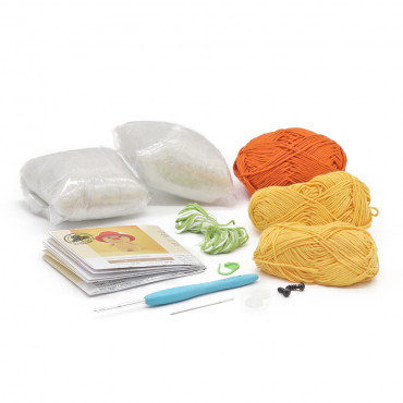 Kit Amigurumi canard Daphne en coton complet | Tessiland